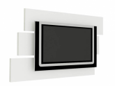Painel Móbile para TV LCD/LED de até 46". Branco-Multivisão