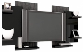 Painel Modern para TV até 52" Ciliégio/Preto - Multivisão