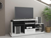 Rack Lirio para TV até 46 Branco/Preto - Multivisão