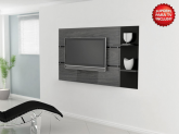 Painel Decor para TV LCD/LED de 40" a 52". Ciliégio/Preto